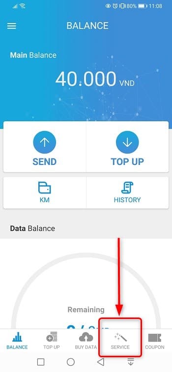 mobifone 国際ローミング用のパッケージ購入方法