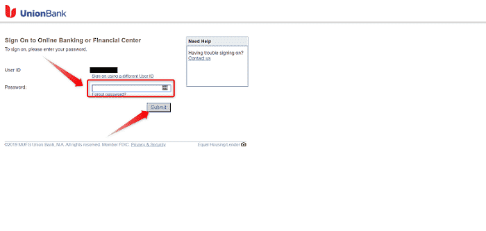 Union Bank[ユニオンバンク] ⑤：「ACCOUNT SERVICE」から「Activate ATM/Debit Card」をクリック